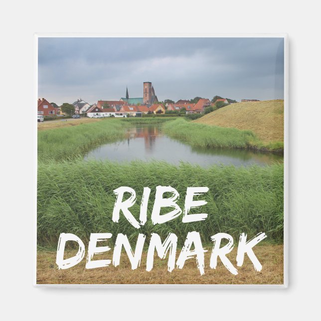 Íman Riberhus e Ribe, Jutland, Dinamarca (Frente)