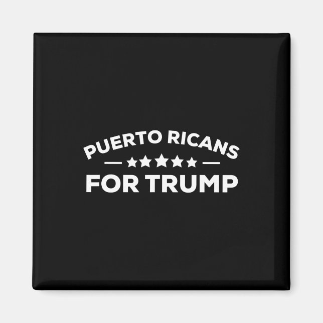 Íman Ricans For Trump 2020 Engraçada Gift Shirt Men Wom (Frente)