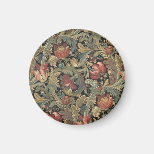 Íman Rich Floral Tapeçaria Brocade Antique Clássica