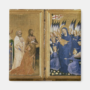Íman Richard II apresentado ao Virgin e à criança