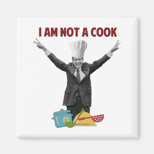 Íman Richard Nixon eu não sou um ímã do cozinheiro