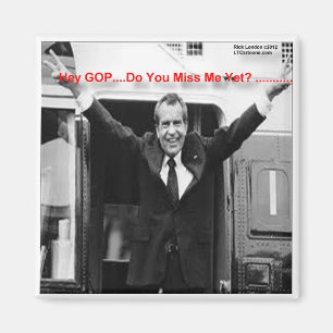 Íman Richard Nixon "Já Sentem Minha Falta?" Camisetas e