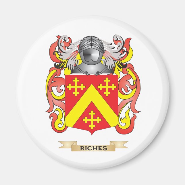 Íman Riches Casaco de Braços (Crest Familiar) (Frente)