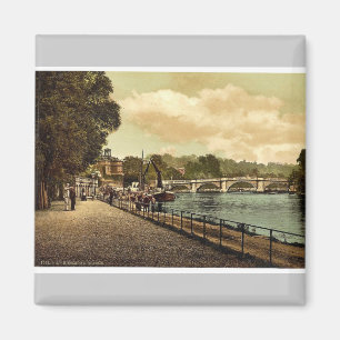 Íman Richmond, a ponte, Londres e subúrbios, Inglaterr