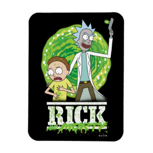 Íman RICK AND MORTY™ Salpico Verde