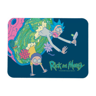 Íman RICK E MORTY™  Abaixo do Portal Infectado