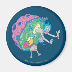 Íman RICK E MORTY™  Abaixo do Portal Infectado