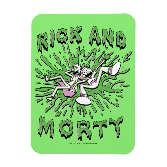 Íman RICK E MORTY™ | Caindo Em Iva Ácida (Vertical)