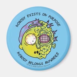Íman RICK E MORTY™  Citação Estilizada De Mosca