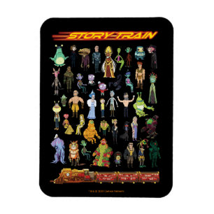 Íman RICK E MORTY™ Comboio