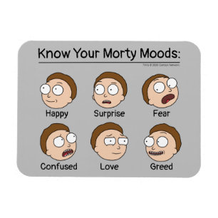 Íman RICK E MORTY™ Morty's Moods