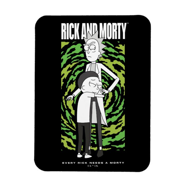 Íman RICK E MORTY™ | Rick Morty Hugging (Vertical)