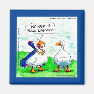 Íman Rick London Funny Goose Vampire Vestindo Sinos