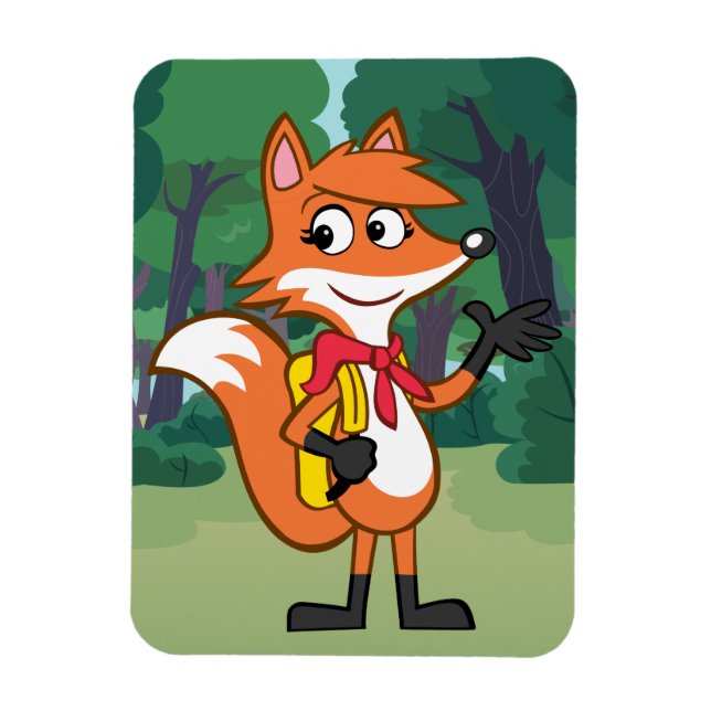 Íman Rick Ranger | Escarlett Fox Waving (Vertical)