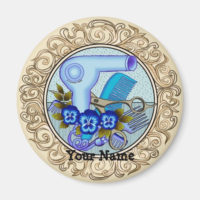 Íman Rico Blue Pansy Beauticista (Frente)