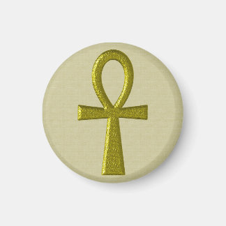 Íman Rico Dourado Ankh Magnet