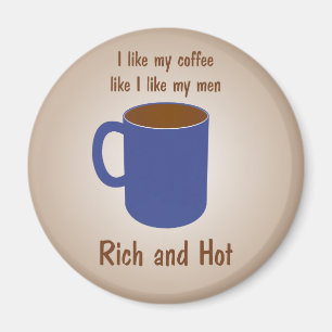 Íman Rico e quente! Café como homens magnatas engraçado