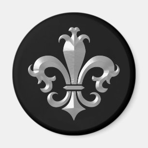 Íman Rico Fleur De LIs Santos de Bisel Silver Bevel Cl