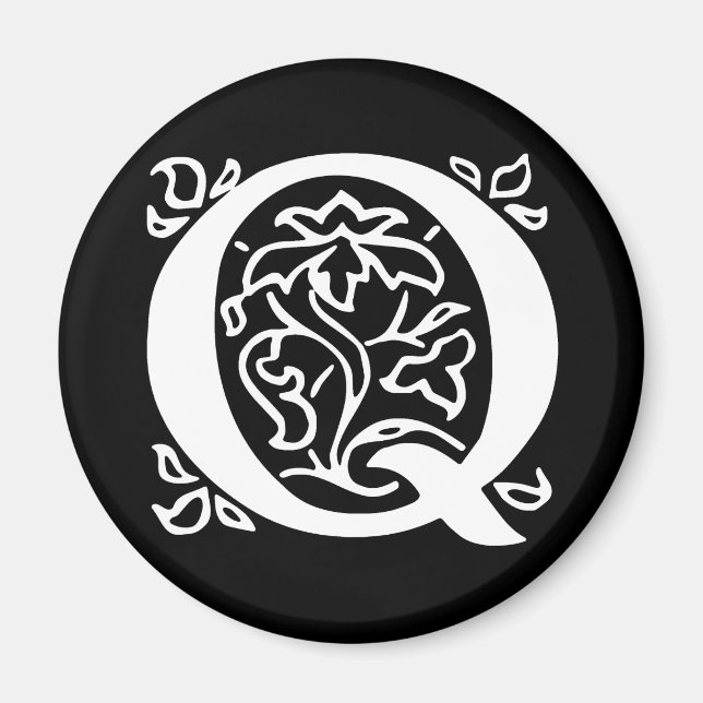 Íman Rico - Letra Q (Frente)