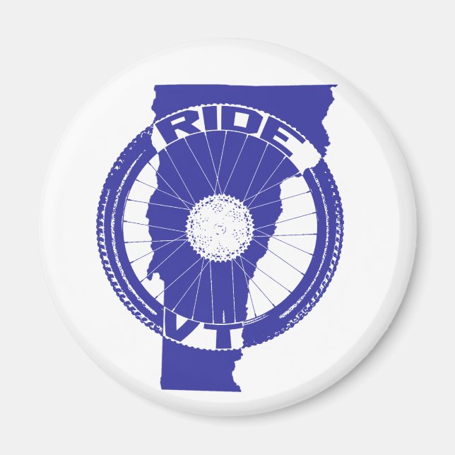 Íman Ride Vermont (Frente)