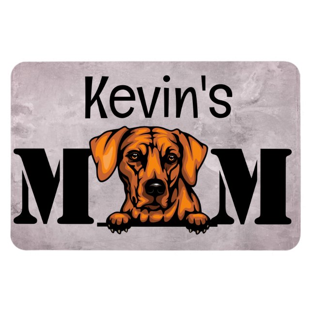 Íman Ridgeback Ridgeback Personalizou a mãe (Horizontal)