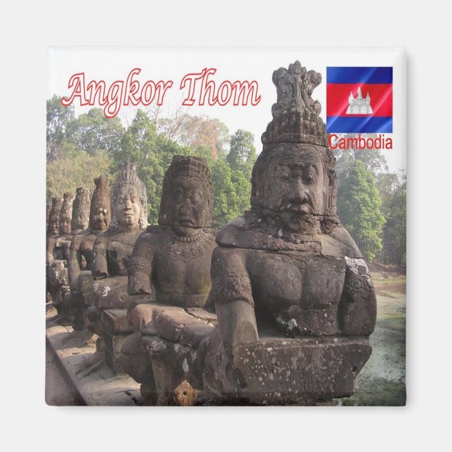 Íman Rif. KH Camboja, Angkor Thom, Cordilheira (Frente)