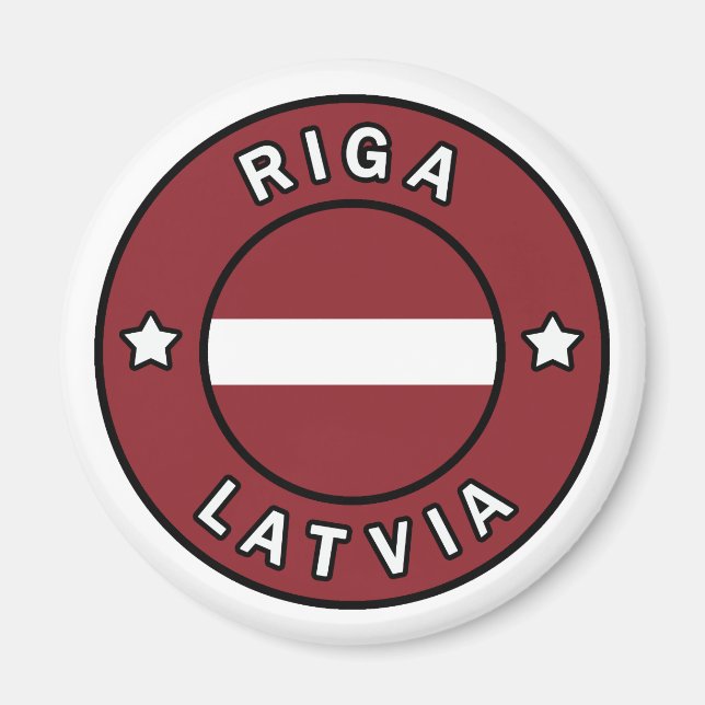 Íman Riga Latvia (Frente)