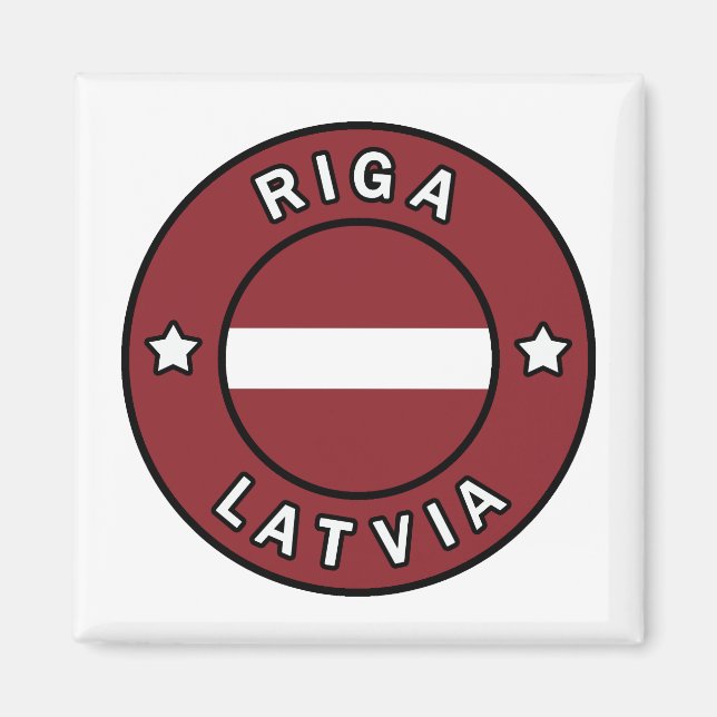 Íman Riga Latvia (Frente)