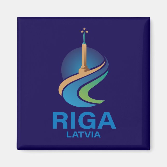 Íman Riga Letônia (Frente)