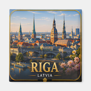 Íman Riga Letônia Jornada pela Cidade Art Nouveau ★