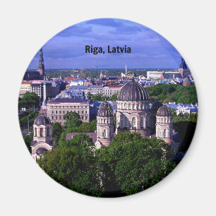 Íman Riga, paisagem urbana da Letónia
