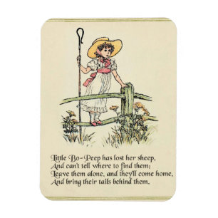 Íman Rima Infantil Little Bo Peep