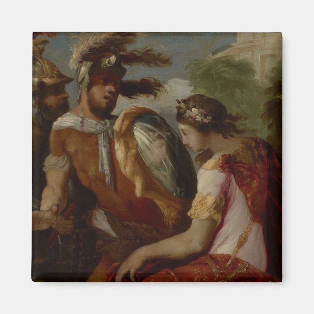 Íman Rinaldo e o Mirror-Shield, c.1650-55 (Frente)