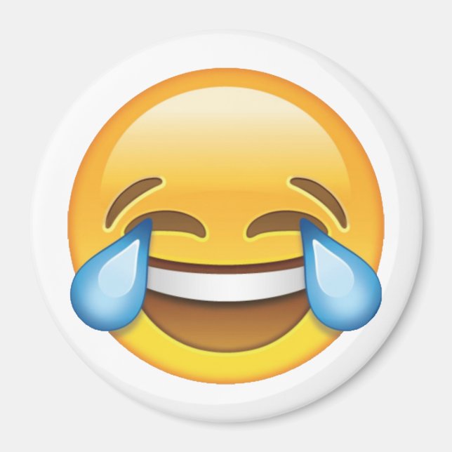 Íman Rindo de Lágrimas de Choro de Joy emoji (Frente)