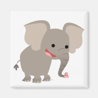 Íman Rindo do magnata elefante de desenho animado