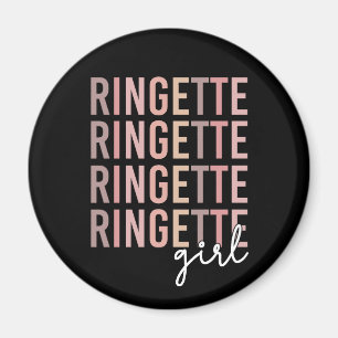 Íman Ringette Girl Presentes para jogador de ponta