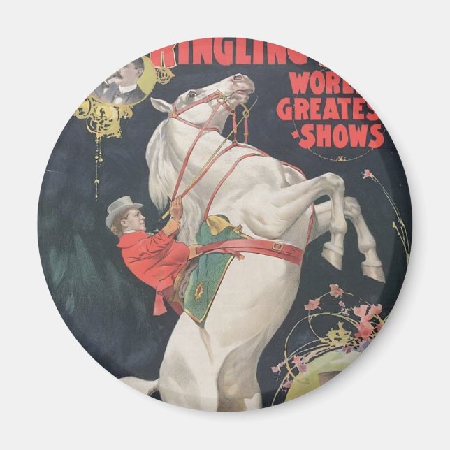 Íman Ringling Bros. / Madame Ada Castello (Frente)