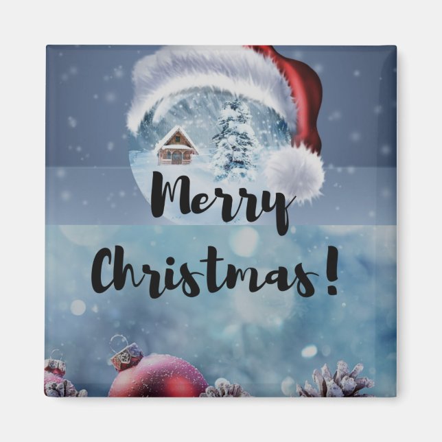 Íman Ringos de Natal engraçados modernos (Frente)