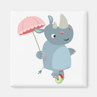 Íman Rino com guarda-chuva no ímã Unicycle