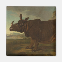 Rinocerontes (Rhino) (Wild Animal) (por J.B. Oudry