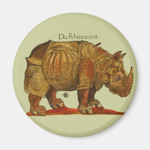 Íman Rinocerontes Rinocerontes de Vintage Rhino Durer A