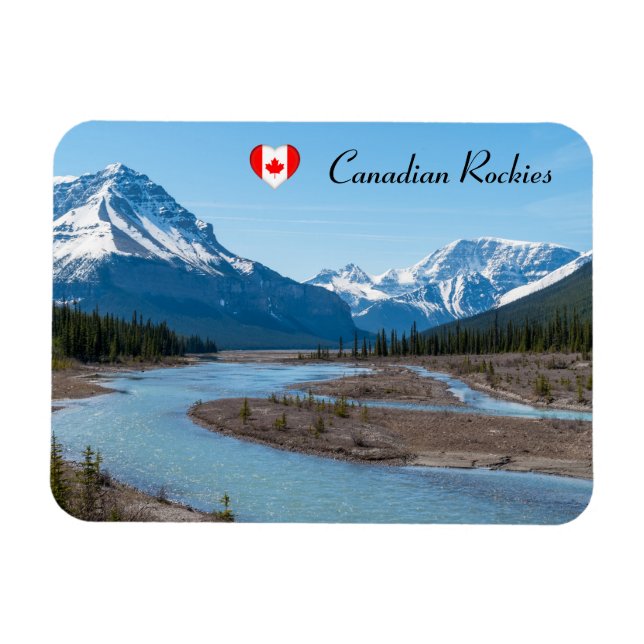 Íman Rio ao longo da Icefields Parkway Highway 93 - Can (Horizontal)