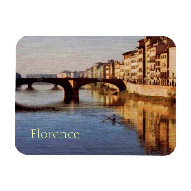 Íman Rio Arno, Florença, Itália Magnet (Horizontal)