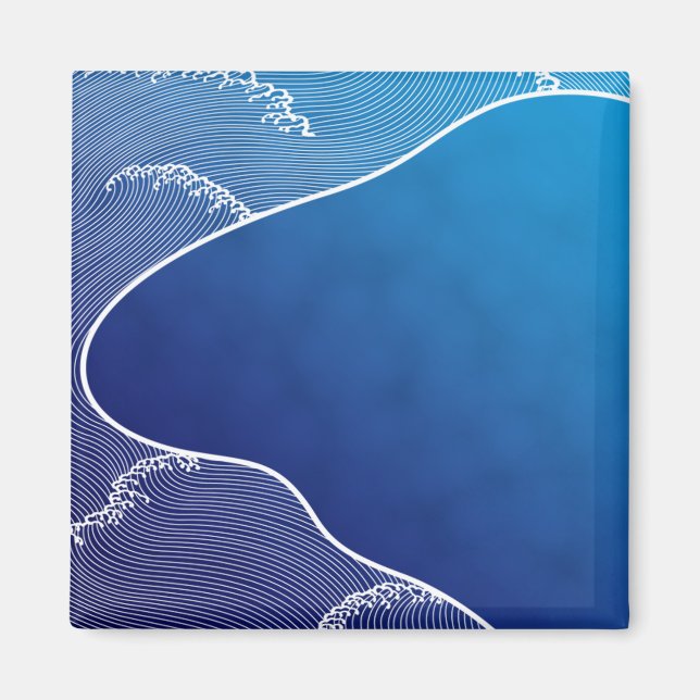 Íman rio azul (Frente)