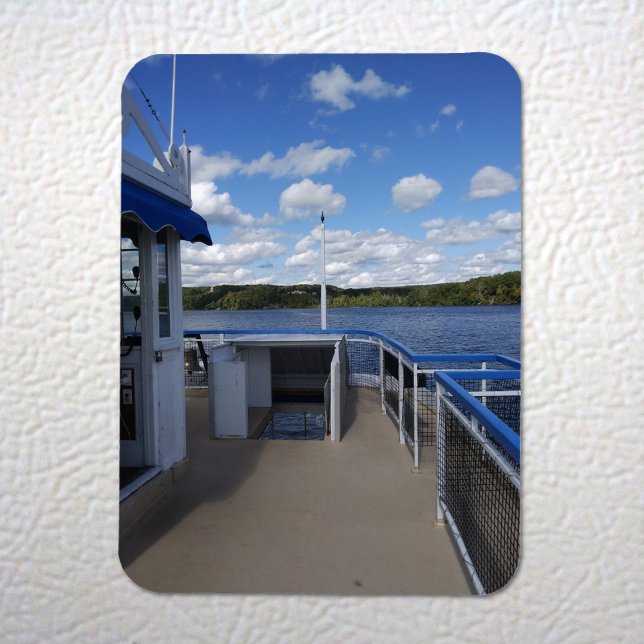 Íman Rio Connecticut, de Riverboat (Connecticut River from Riverboat Flexi Magnet on Fridge)
