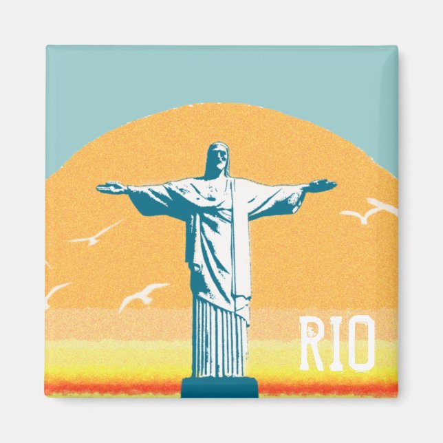 Íman Rio - Corcovado - Jesus Cristo o Redentor (Frente)