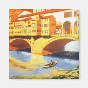 Íman Rio da ponte de Florença Firenze Italia das