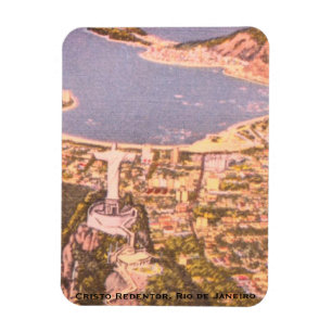 Íman Rio de Janeiro, Brasil (Cristo Redentor) Art Déco