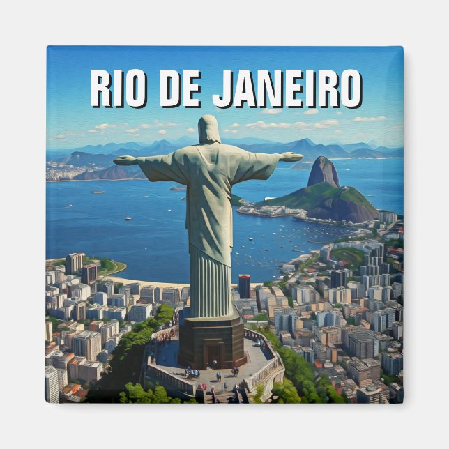 Íman Rio de Janeiro Cristo Redenador (Frente)