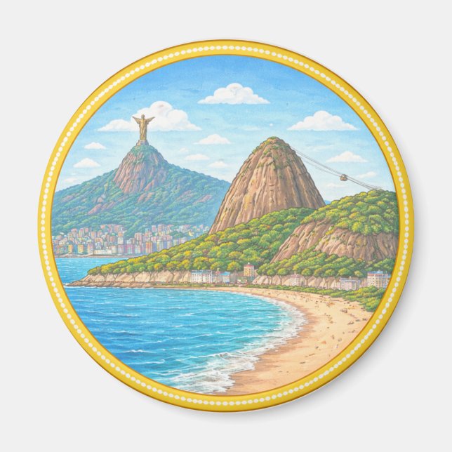 Íman Rio de Janeiro do Brasil (Frente)
